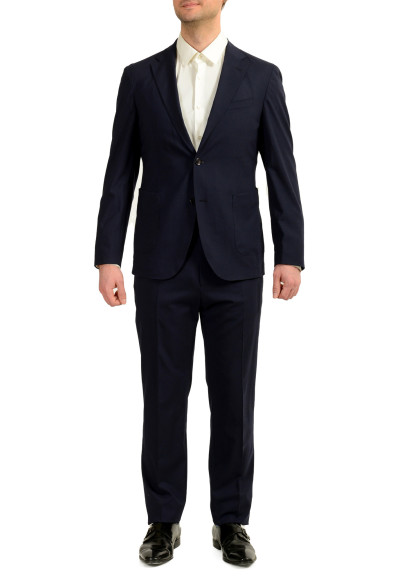 Hugo Boss Men's "T-Novem/Brite" Blue 100% Wool Two Button Suit