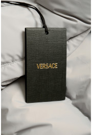 Versace Men's Gray Greca Print Down Sleeveless Jacket Puffer Vest: Picture 6