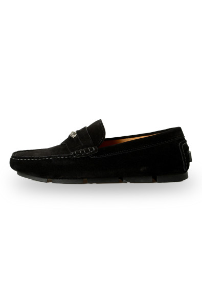 Versace Men's 100%Suede Leather Medusa Driver Loafers Shoes: Picture 2