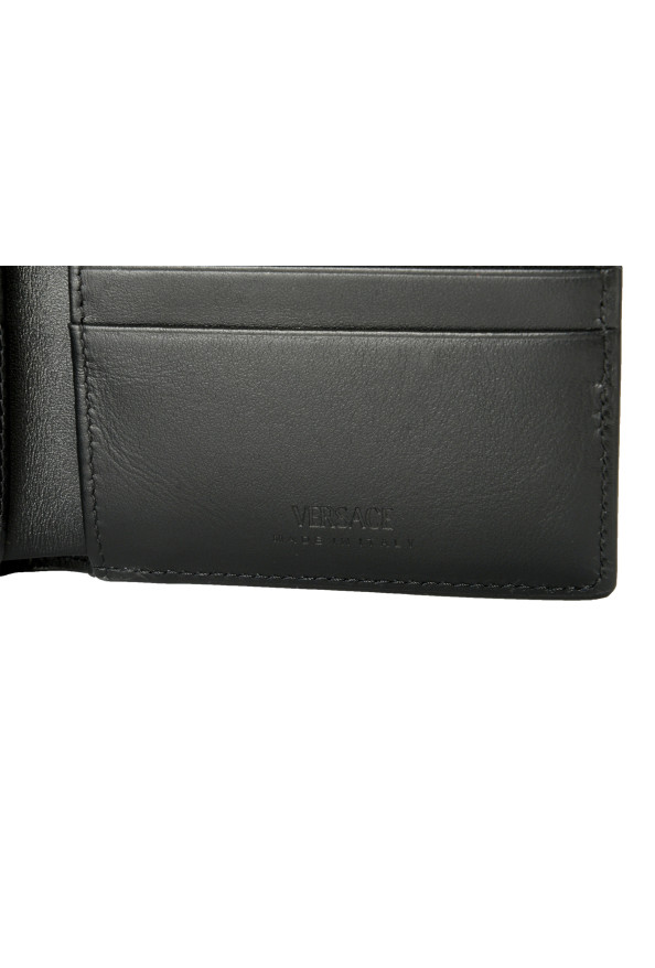 Versace Coated Canvas & Leather Monogram Bifold Wallet: Picture 3