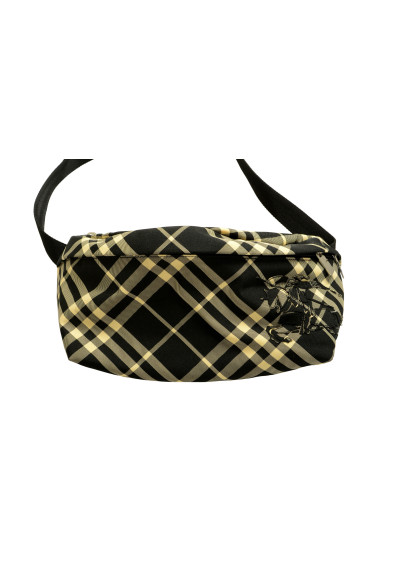 Burberry "Essential Belt Bag" Logo Embroidered Plaid Shoulder Fanny Belt Bag
