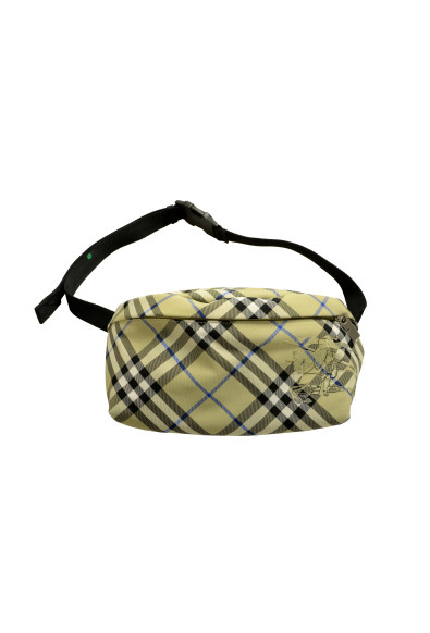 Burberry "Essential Belt Bag" Logo Embroidered Plaid Shoulder Fanny Belt Bag