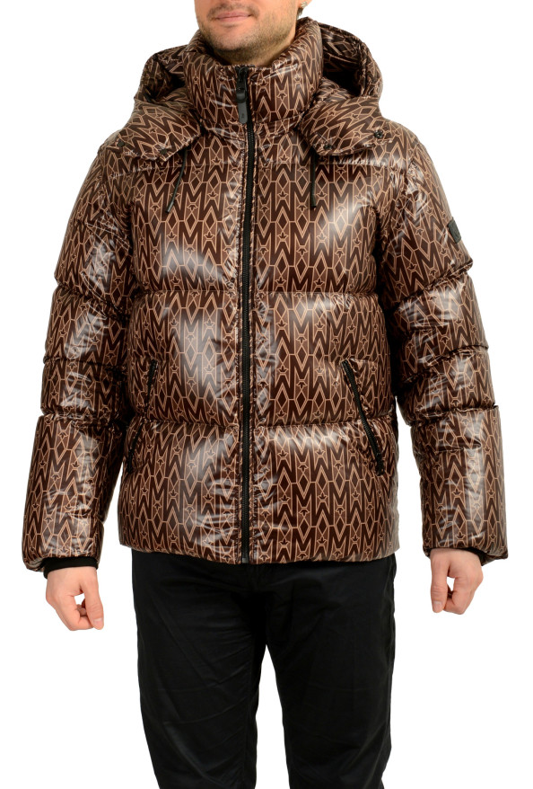 Mackage Men's "KANE-MG" Coffee Hooded Down Parka Jacket
