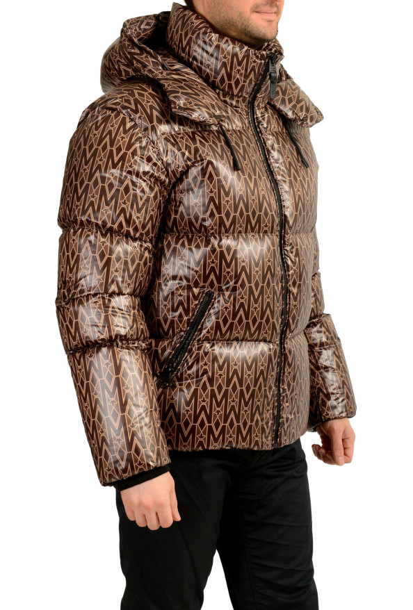 Mackage Men's "KANE-MG" Coffee Hooded Down Parka Jacket: Picture 2