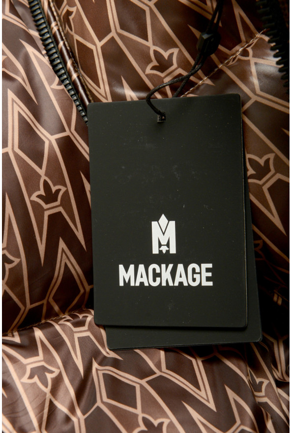 Mackage Men's "KANE-MG" Coffee Hooded Down Parka Jacket: Picture 5