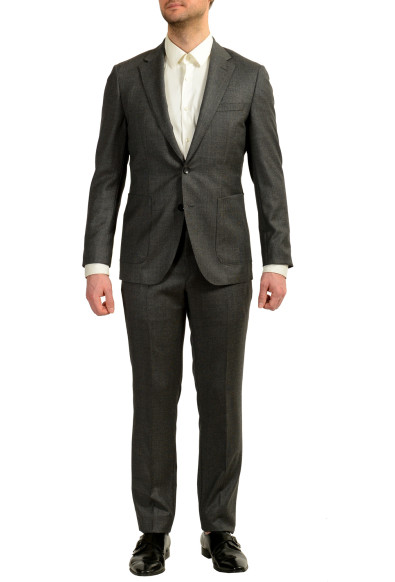 Hugo Boss Men's "T-Hunter/Goswin" 100% Wool Gray Two Button Suit