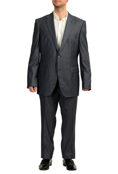 Hugo Boss Men's "T-Jarrod/Lone" Regular Fit 100% Wool Striped Suit