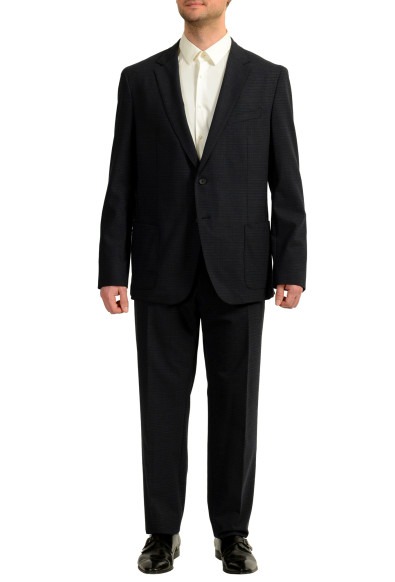 Hugo Boss Men's "Nolin2/Brider" Slim Fit Wool Plaid Suit