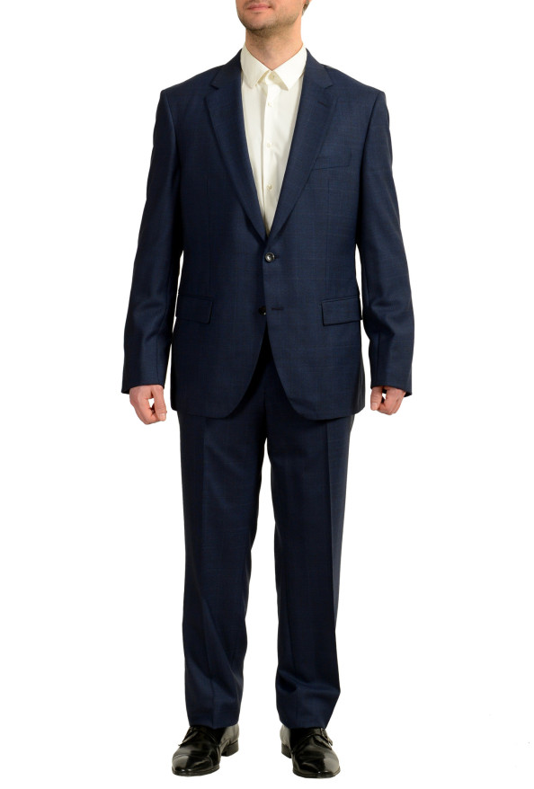 Hugo Boss Men's "T-Harvers4/Glover3" Slim Fit 100% Wool Plaid Suit