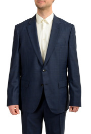 Hugo Boss Men's "T-Harvers4/Glover3" Slim Fit 100% Wool Plaid Suit: Picture 4