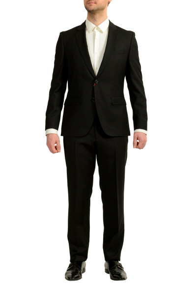 Hugo Boss Men's "C-Jefferd/C-Stedson" Regular Fit Black Wool Suit