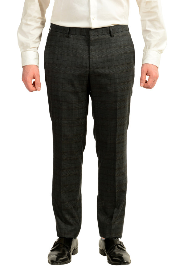 Hugo Boss Men's "Novan6/Ben2" Slim Fit Plaid 100% Wool Suit: Picture 8