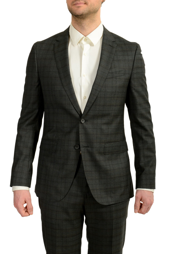 Hugo Boss Men's "Novan6/Ben2" Slim Fit Plaid 100% Wool Suit: Picture 4