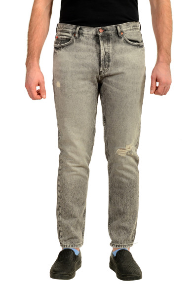 Hugo Boss Men's "Hugo 634" Stone Wash Gray Jeans