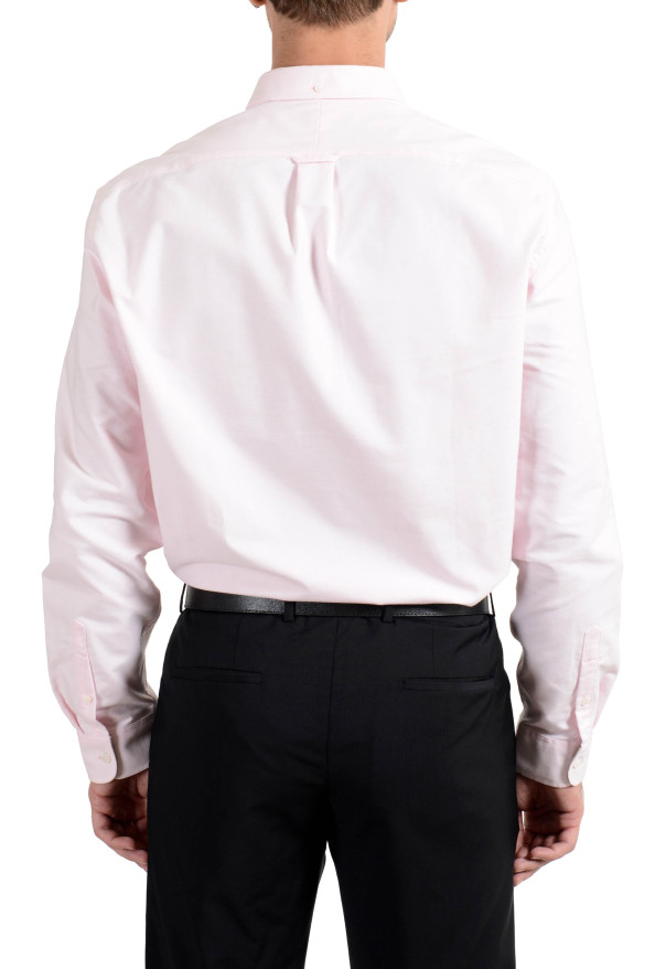 Burberry Men's Light Pink Button-Down Long Sleeve Casual Shirt: Picture 3