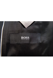 Hugo Boss "The Jam75/Sharp3" Men's 100% Wool Black Two Button Suit: Picture 12