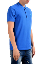 Versace Collection Men's Bright Blue Short Sleeves Polo Shirt: Picture 2
