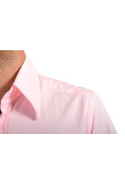 Dolce & Gabbana Men's Pink Button Down Long Sleeve Dress Shirt : Picture 3