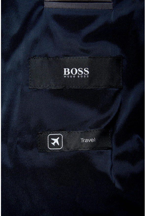 Hugo Boss "Jets3/Lenon1" Men's 100% Wool Blue Two Button Suit: Picture 11