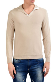 Malo Men's Bone White Pullover Sweater