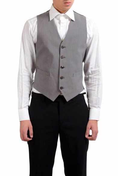 Maison Martin Margiela Men's Striped Button Up Vest