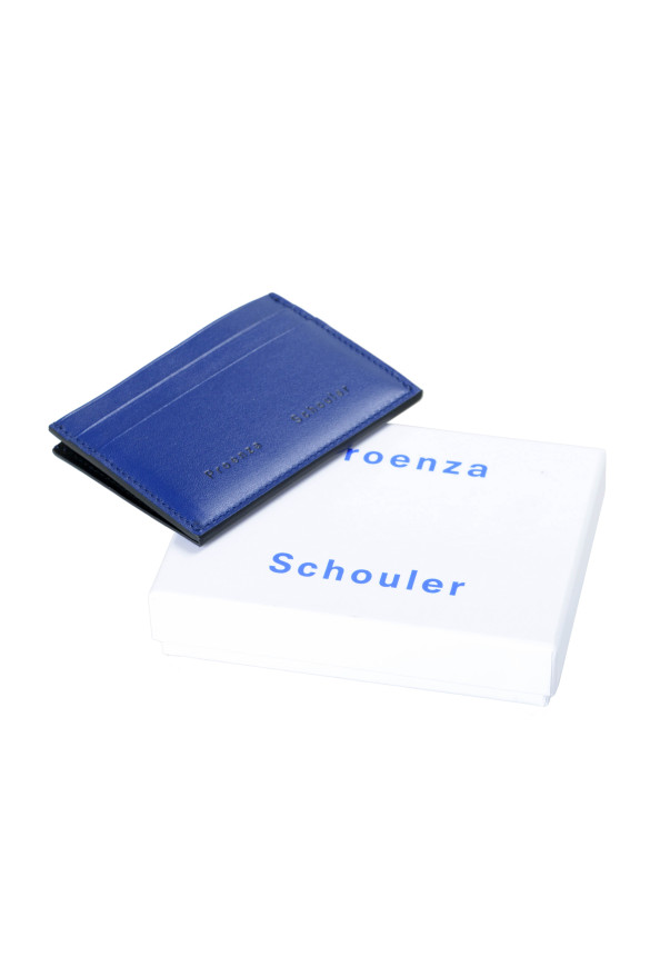 Proenza Schouler Women's Royal Blue 100% Leather Card Holder