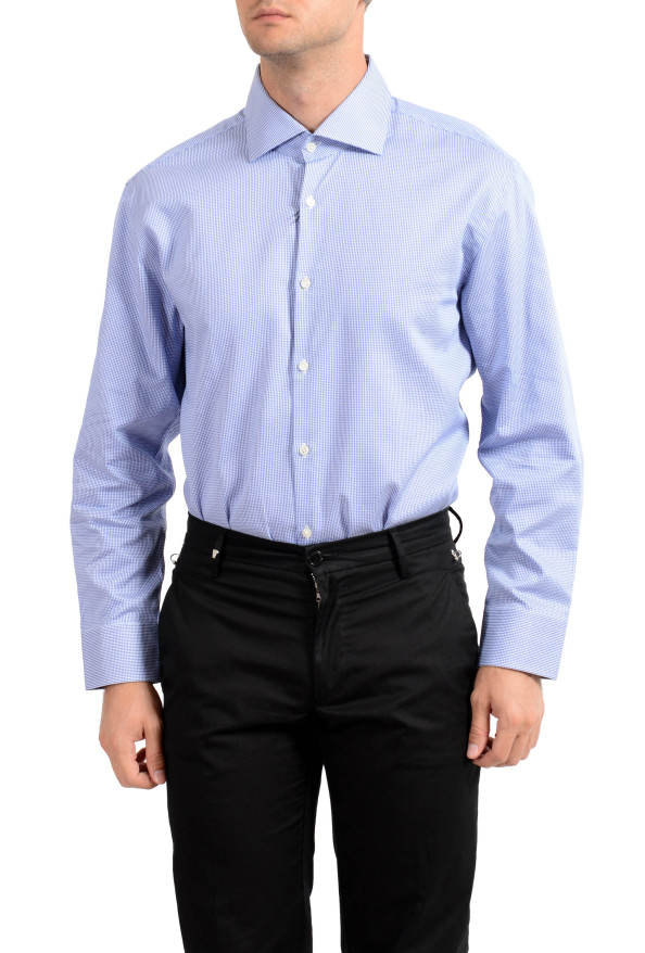 Hugo Boss Men's "Miles US" Sharp Fit Plaid Long Sleeve Dress Shirt: Picture 3