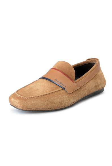 Salvatore Ferragamo Men's FLORIDA Suede Leather Loafers Shoes 