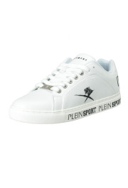 Plein Sport "Julian" White Low Top Fashion Sneakers Shoes