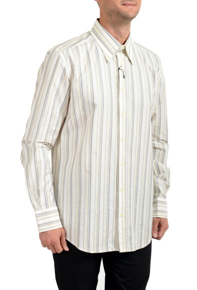 Dolce&Gabbana Men's Striped Slim Long Sleeve Dress Shirt