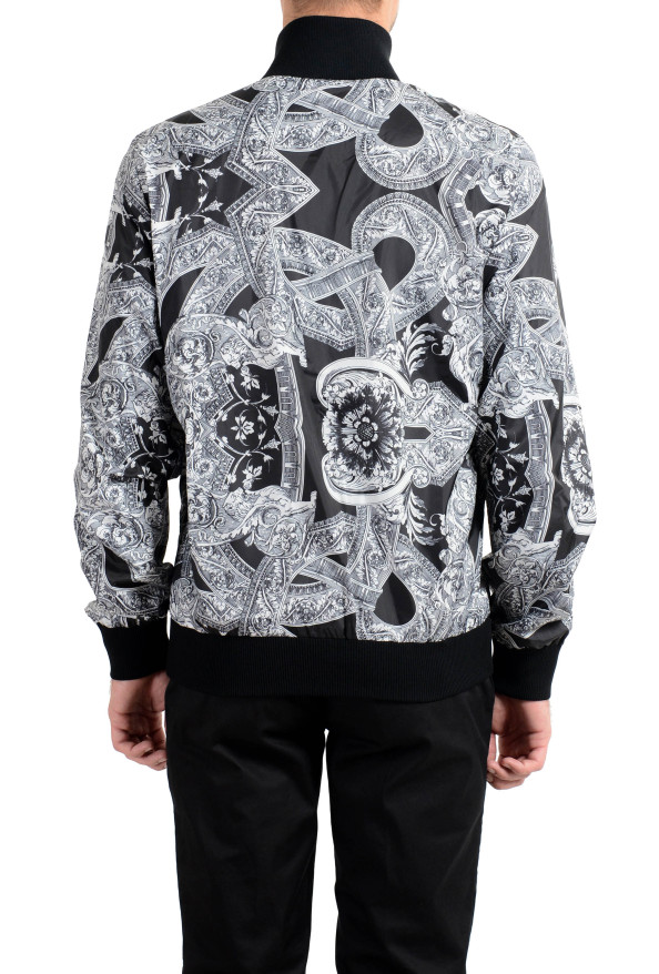 Versace Men's Wool Reversible Full Zip Windbreaker Jacket : Picture 7