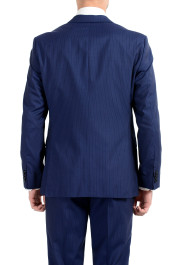 Hugo Boss "C-Jeffery/C-Simmon" Men's 100% Wool Blue Striped Two Button Suit: Picture 8