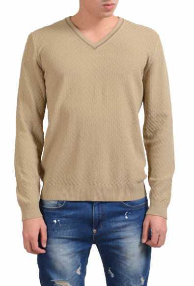 Malo V-Neck Men's Beige Light Sweater