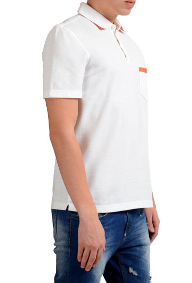 Malo Men's White Short Sleeve Polo Shirt : Picture 2