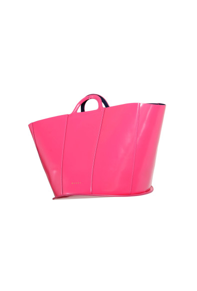Marni Women's Bright Pink 100% Leather Bucket Handbag Bag: Picture 2
