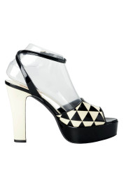 Valentino Garavani Women's Patent Leather Slingbacks High Heels Open Toe Shoes: Picture 5
