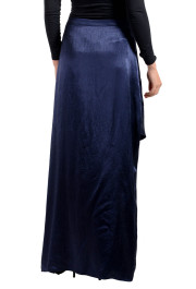 Hugo Boss Women's "Rilani" Navy Blue Asymmetrical Skirt: Picture 3