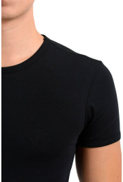 Versace Collection Men's Black Stretch Crewneck Short Sleeve T-Shirt: Picture 3