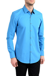 Hugo Boss "C-Jenno" Men's Blue Slim Long Sleeve Dress Shirt