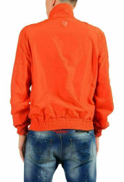 Versace Collection Men's Orange Full Zip Windbreaker Jacket: Picture 4