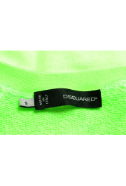 Dsquared2 Women's Green V-Neck Sweatshirt: Picture 4