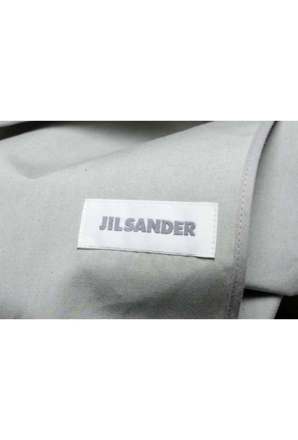 Jil Sander Men's Gray Button Up Belted Trench Coat : Picture 5