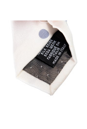 Gianfranco Ferre Men's White 100% Silk Polka Dot Neck Tie: Picture 3