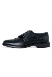 Burberry London Men's RAYFORD Black Pebbled Leather Oxfords Shoes: Picture 2