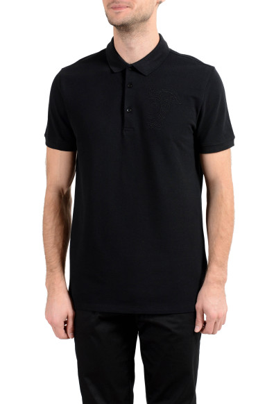 Versace Collection Men's Black Short Sleeve Polo Shirt