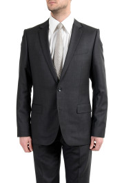 Hugo Boss "Alim2/HimensHM" Men's 100% Wool Gray Two Button Suit: Picture 9