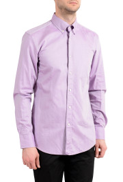 Hugo Boss Men's "Jpakim" Slim Fit Purple Long Sleeve Dress Shirt: Picture 3