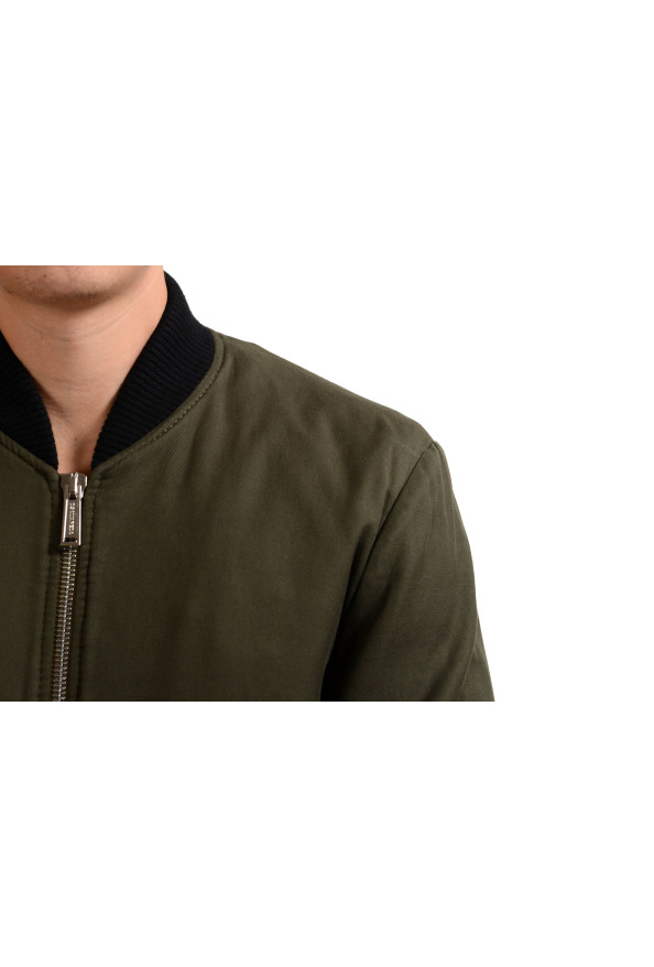 Dsquared2 Men's Olive Green Full Zip Padded Bomber Jacket : Picture 2