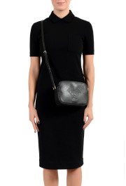 Versace Women's Black Medusa Textured Leather Crossbody Bag: Picture 2