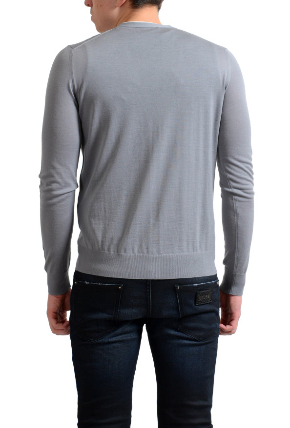 Prada Men's 100% Wool Gray Cardigan Pullover Sweater: Picture 2